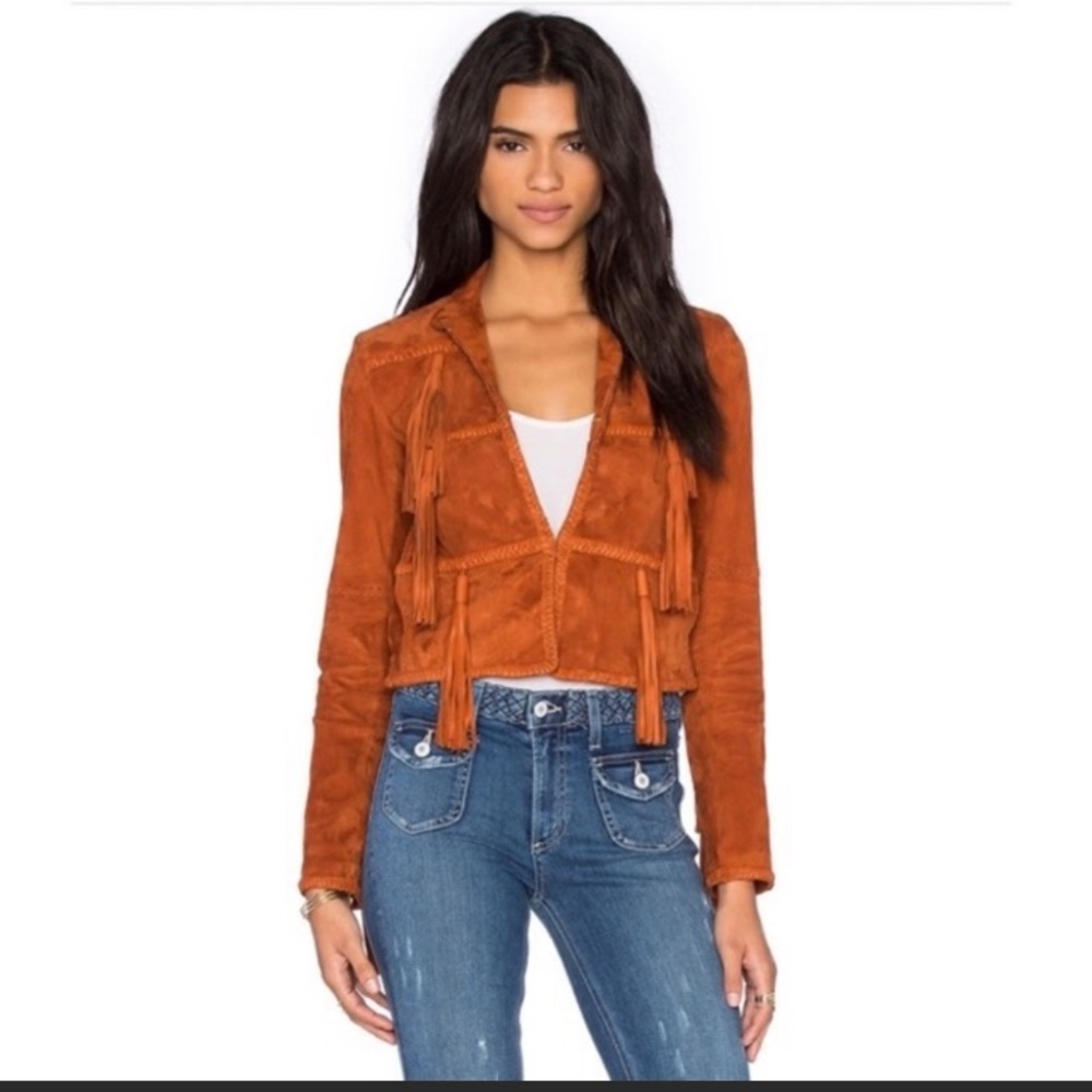 Rachel Zoe fringe suede 4 boho chic leather - Picture 5 of 15